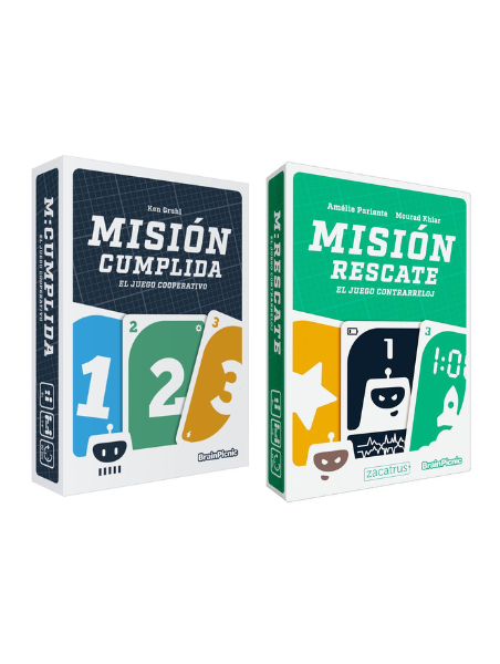 Pack Misiones: MISIÓN: CUMPLIDA + MISIÓN: RESCATE