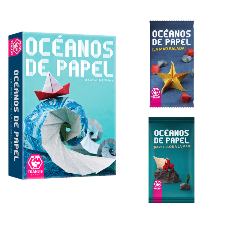 Pack completo de OCÉANOS DE PAPEL + ¡LA MAR SALADA! + PAPELILLOS A LA MAR