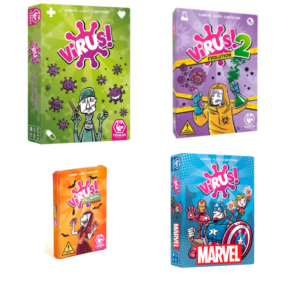 EDICIÓN COMPLETA: VIRUS! + VIRUS! 2 EVOLUCIÓN + HALLOWEEN + MARVEL
