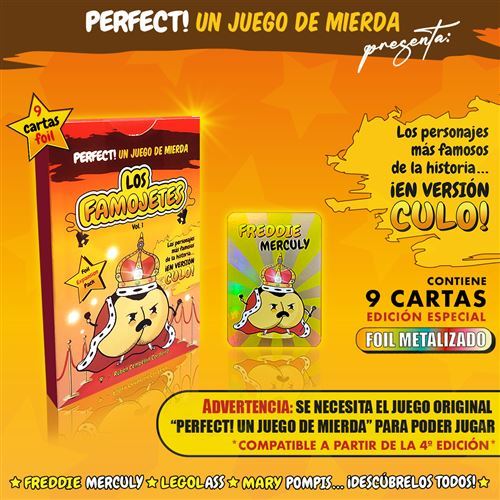 Pack de mierda: PERFECT! UN JUEGO DE MIERDA! + LOS FAMOJETES!
