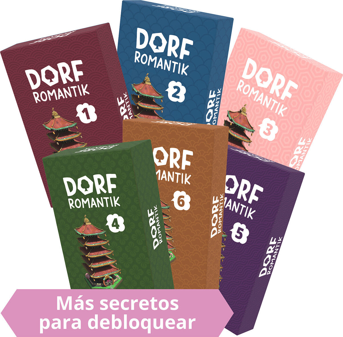 Pack Completo: DORFROMANTIK + Expansión EL GRAN MOLINO + DORFROMANTIK SAKURA