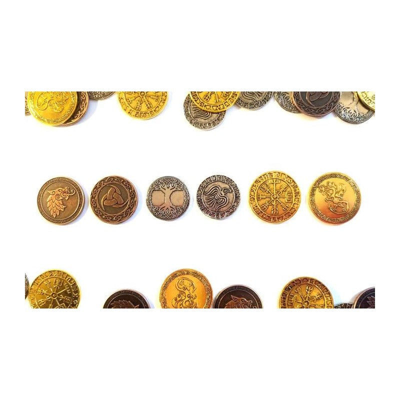 DOMINANCE "MUNDO VIKINGO" (set de monedas y miniaturas)